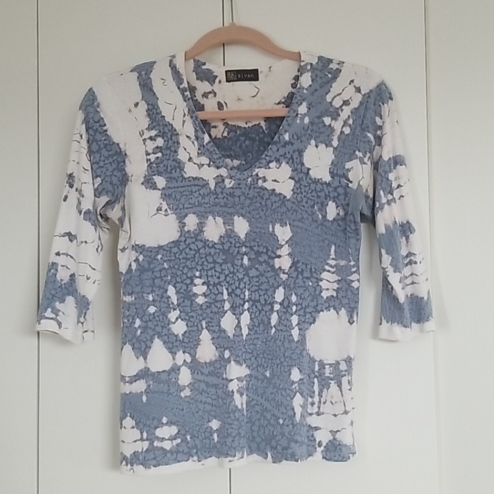Sivan Tie Dye 100% Cotton Blouse